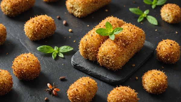 Croquette française écoresponsable à base d'insectes